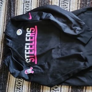 Nike Pittsburgh Steelers Breast Cancer therma-fit Hoodie medium